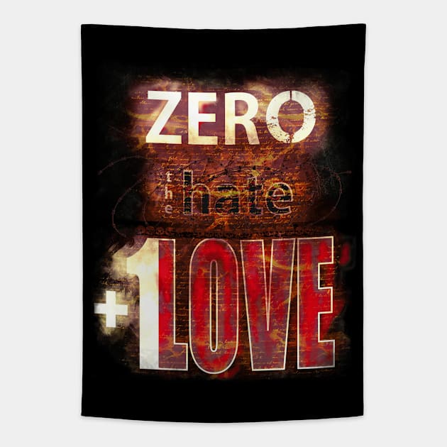 Zero Hate plus 1 Mystery skulls Tapestry by FutureImaging