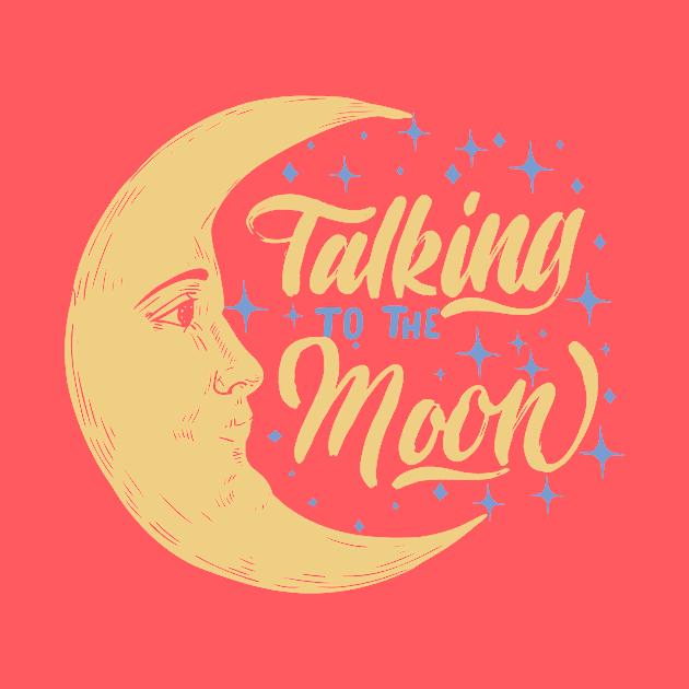 talking to moon by FionaGisellsde