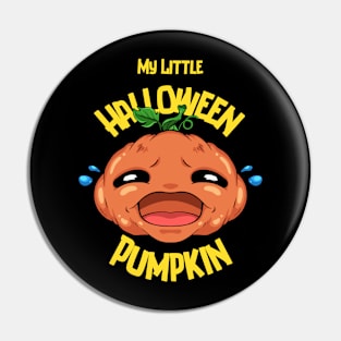 My Little Halloween Pumpkin Pin