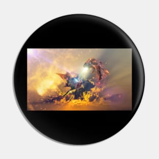 DRAGON FIGHT ART PRINTS Pin