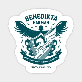 Benedikta Harman Emblem Magnet