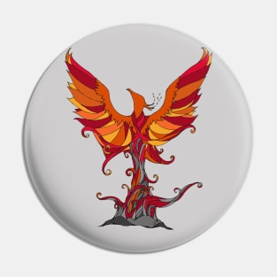 Phoenix Rising Pin