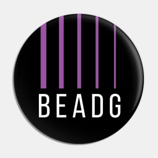 Bass Player Gift - BEADG 5 String - Purple Pin