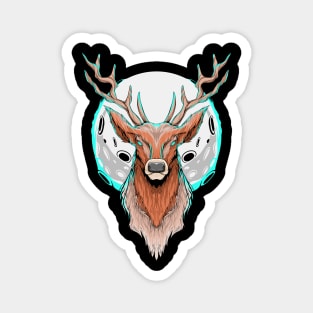 deer at night Magnet