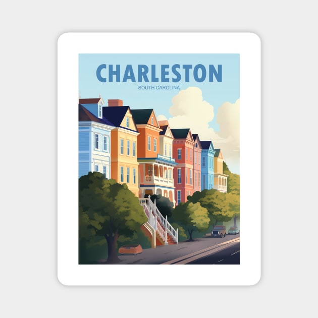 CHARLESTON Magnet by MarkedArtPrints