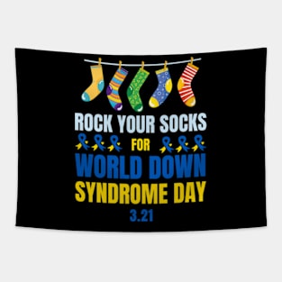 Rock Your Socks for World Down Syndrome Day Tapestry