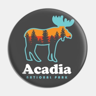 Acadia National Park Camping Bar Harbor Maine Moose Pin