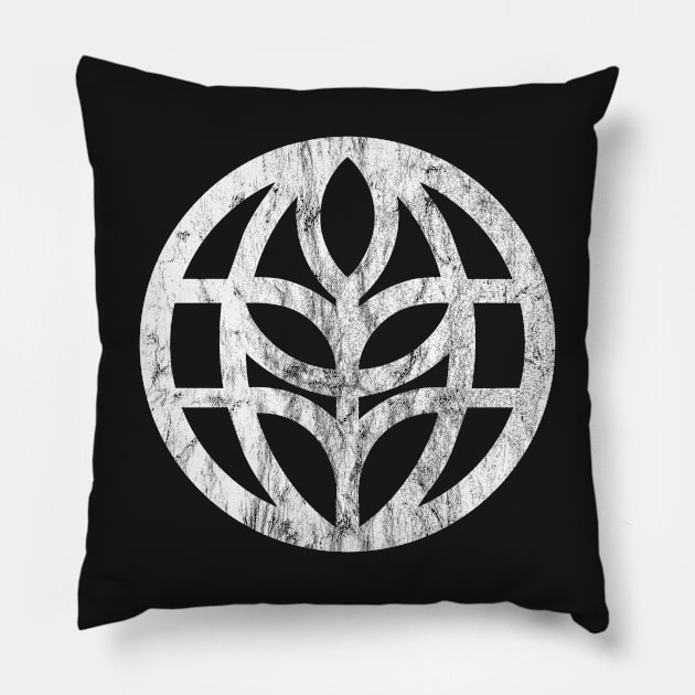 Living with the Land Distressed Pillow by FandomTrading