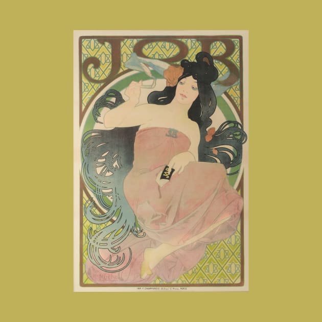 Alphonse  Mucha- Job Poster by SybaDesign