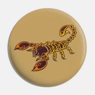 Celtic Knot Scorpion Pin