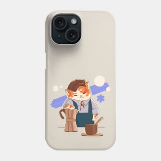 Barista Cat - Stephan Phone Case