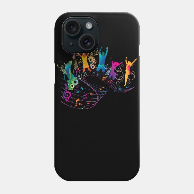 Colorful Dance Phone Case by marcusmattingly