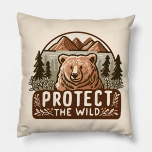 Protect The Wild Pillow