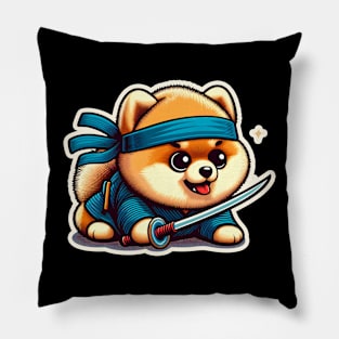 Pomeranian ninja Pillow