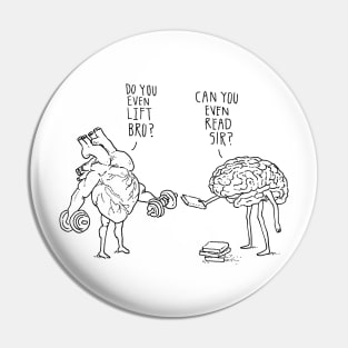 Brain and Brawn Pin