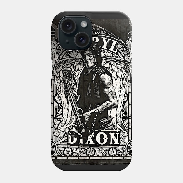 DARYL DIXON-Stained Glass Phone Case by DarylDixonFanatic80