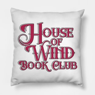 A Court of Silver Flames House of Wind Bookclub Edit Blue Pillow