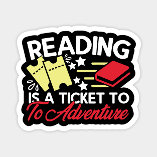 Reading Adventure Library, Student, Teacher, Book, Gift Magnet