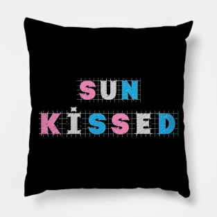 Sun kissed summer vacation vibes shirt Pillow