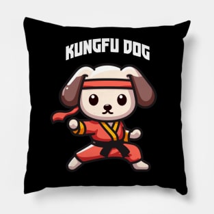 Cute Kung Fu Dog Pillow