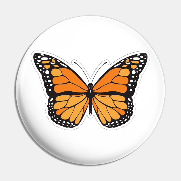 Butterfly Yellow Pin by AashviPatel