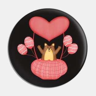 Groundhog christmas balloons Pin