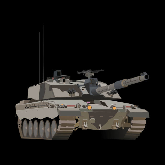 Challenger 2 British Battle Tank by NorseTech