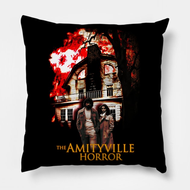 The Amityville Horror Pillow by HellwoodOutfitters