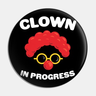 Clown College Gym Tshirt For Circus Training Pin