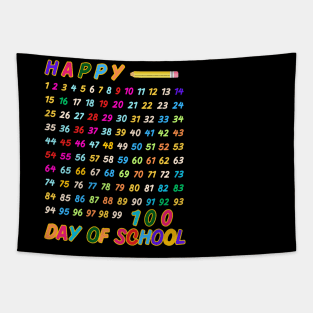 100th day of school teacher kids 100 days math numbers Tapestry