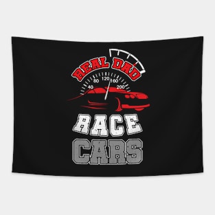 Real Dad Race Cars Tapestry