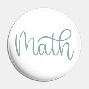 Math Pin