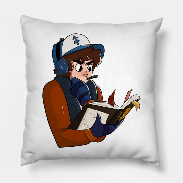 The journal nerd Pillow by TheMothmann7