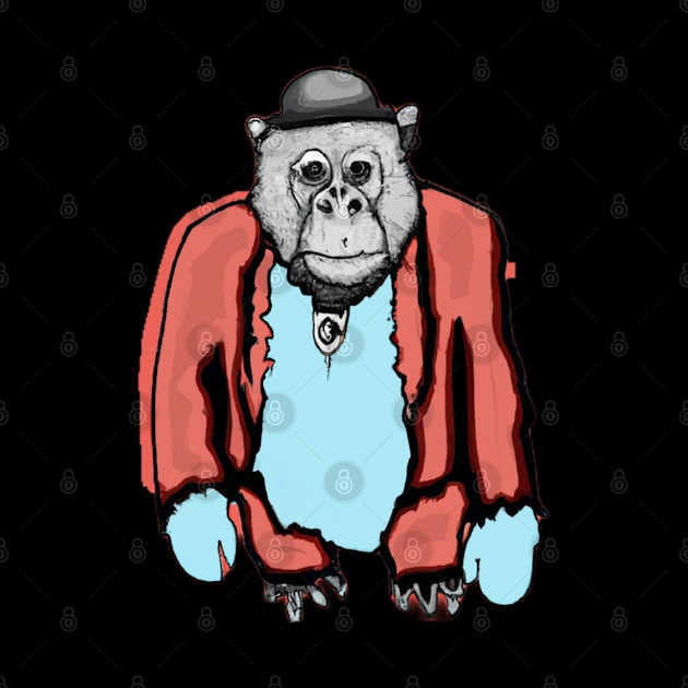 Ghost of a Gangster Gorilla by StoneStarDesigns