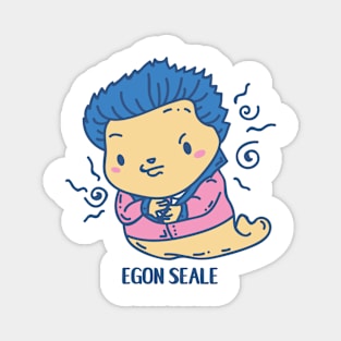 Egon Seale Funny Animal Artist pun Magnet