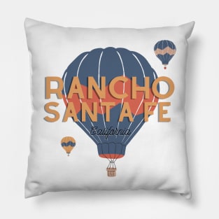 Rancho Santa Fe California Design Pillow