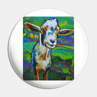 Theodore the Goat Pin