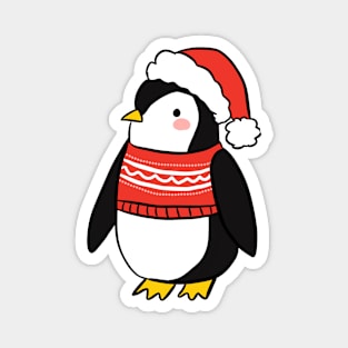 Christmas cute penguin illustration Magnet