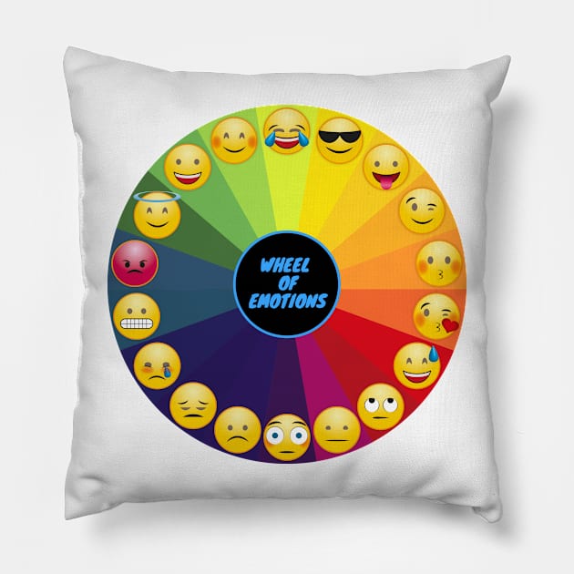 Wheel of Emotions Pillow by Aleksander37