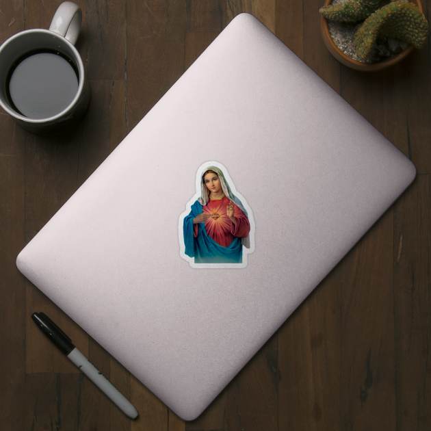 The Immaculate Heart of Mary Catholic Stickers-12pcs
