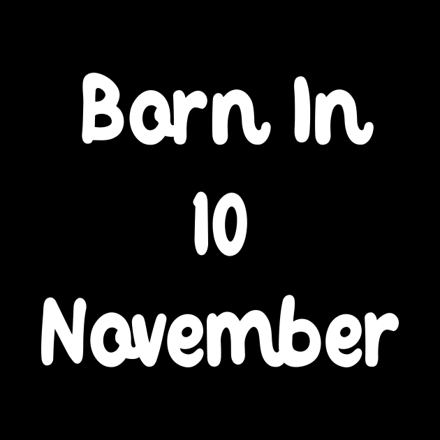 Born In 10 November by Fandie