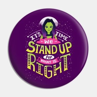 Stand up Pin