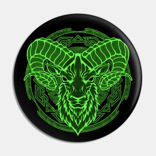 Viking Celtic Ram Aries Zodiac Pin