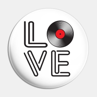 Love Vinyl Pin