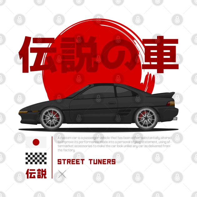 Tuner Black MK2 MR 2 JDM by GoldenTuners