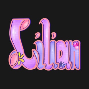 Lilian Girls and womens Personalized Custom name Lilian T-Shirt