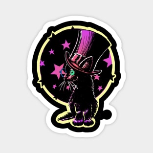 Magic Cat in The Hat Magnet