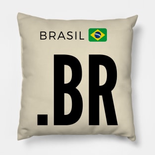 Brazil .BR domain - Brazil Pillow