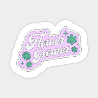 y2k Flower Power Sticker Lilac Magnet