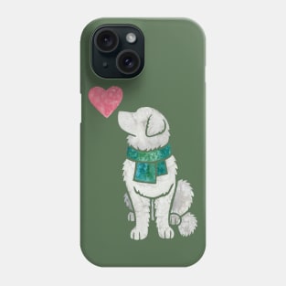 Maremma Sheepdog watercolour Phone Case